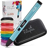 Filapen Premium 3D-Druckstift mit 10 Filamenten und Etui, 3D-Stifte für Kinder und Erwachsene,...