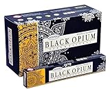 Deepika Räucherstäbchen, Black Opium, 15 g, 12 Packungen