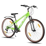HILAND 26 Zoll Mountainbike für Herren und Damen, 21 Gänge Mountainbike, hochfester Stahlrahmen,...
