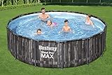 Swimming Pool Super Set - Bestway Steel Pro MAX Wood 427x107 cm Rund