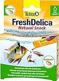 Tetra FreshDelica Daphnia - natürlicher Snack mit Wasserflöhen für Zierfische, Leckerbissen in...
