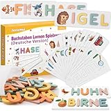 Joozmui Spielzeug ab 3 4 5 6 7 8 Jahre Mädchen, Buchstaben Lernen Lernspiele ab 3-8 Jahre...