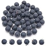 inheming 50 Stück Lebensechte Beeren Künstliche Blaubeeren Heidelbeeren Kunstobst Deko Obst...