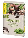 Floragard Bio-Erde Aromatisch 10 L – torffreie, vegane Kräuter- & Anzuchterde mit lockerer,...