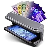 Olympia UV 587 Geldscheinprüfer | 365 nm UV-Licht für Banknotenprüfung | 2 starke UV-LEDs 3W |...
