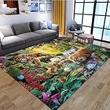 Kind Teppich 120 X 180 cm, Schlafzimmer Teppich, 3D Teppiche Wohnzimmer Teppiche Weich rutschfest...