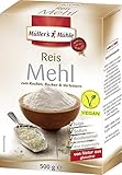 Mühlers Mühle Reis Mehl zum Kochen Backen und Verfeinern 500g