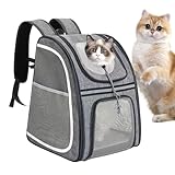 Welpen-Rucksackträger – Reisetasche Für Katzen Und Kätzchen, Großes Fassungsvermögen, Weiche...