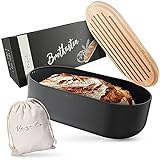 Vezato Brotbox – Nachhaltiger Brotkasten für lange Frische dank spezieller Beschichtung – Extra...