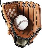 Wonninek Baseball Handschuhe - PU-Leder Handschuhe mit Einem Ball, Erwachsenen Baseball Training...