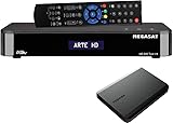 Megasat HD 935 Twin V4 inkl. externer 1 TB Festplatte – Twin-Sat-Receiver (2 Empfänger, SATIP...
