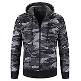 Herren Wasserdichte Jacke Schwarze Jacke Herren Regenjacke Outdoor Herren Sweatjacke GefüTtert...