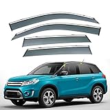 ZQMALL 4 Stück Auto Windabweiser Regenabweiser,Für Suzuki Vitara MK4-LY 2015-2021 Seitenfenster...