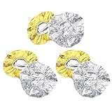 ABOOFAN 6 Stück Professionelle Aluminiumfolie Hitzeschutz Kappe Gold Silber Je Isolierende...