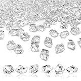 Nurila 200 Stück Glassteine Deko Steine, 14 * 11mm Dekosteine für Vasen, Kristall Deko Diamantene...