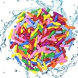 1000 Stück Bunte Wasserbomben, Wasserballons Set, Schnell Befüllbarer Wasserbombem, Mini Latex...