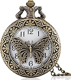 LUWADO Vintage Taschenuhr, geformte Fob-Taschenuhr, Taschenuhren,...