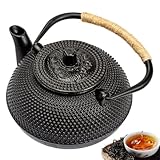 Eventerde Teekanne aus Gusseisen, innen emailliert, widerstandsfähig, zum Kochen, für Zuhause,...