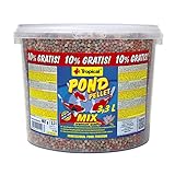 Pond Pellet Mix 3,3L / 462g - Futter für Koi & Goldfische – Tropisches Pelletfutter für...