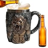 Generisch Kaffeetassen Männer | 400 ml Harz-Affen-lustiges Bar-Trinkgeschirr, Papa-Kaffeetasse,...