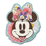 Trefl – Konturenpuzzle aus Holz: Disney, Stilvolle Minnie Maus – 160 Stücke, Wood Craft,...