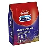 Durex Gefühlsecht Kondome Mix – Hauchzarte Kondome für intensives Empfinden und innige...