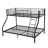 FetiNes Kinderbett Etagenbett Metall 140x200cm 90x200cm Stockbett Hochbett Metallbett Bettgestell...