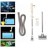 Yosoo Elektrische Pumpe Aquarium Wasserwechsel Aquariumreiniger Mulmsauger Reinigung...