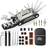 URBZUE Fahrrad Reparatur Set, Fahrrad Multitool Reparatursatz, 16-in-1 Werkzeuge für...