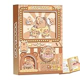Gashapon Notizbuch – Niedliches Taschennotizbuch | Mini-Capybara-Notizblock | Kawaii Animal Stress...