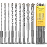 flintronic SDS Plus Bohrer Set, 9 Stück Betonbohrer, Bohrer Set mit 4 Schneiden, Hammerbohrer, SDS...