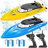 ThinkMax Ferngesteuertes Boot, ferngesteuerte Boote für Kinder und Erwachsene, 10 km/h, 2,4 G...