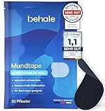 Behale - 30x Mundpflaster gegen Schnarchen - Mouth Tape for sleeping I Anti schnarch Unterstützung...