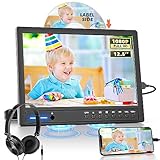 Arafuna 12,5 Zoll DVD Player Auto mit Kopfhörer, Tragbarer DVD Player Videogeräte für...