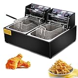 Kommerzielle Fritteuse, Chips-Elektropfanne, Fett mit abnehmbarem Korb und professionellem...