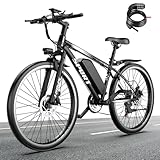 ASKGO E Bike, 26' Zoll E-Bike Herren Damen mit Paar Scheibenbremse, 48V 10AH Akku, 80KM Reichweite,...