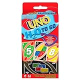 Mattel Games UNO H2O To Go, Uno Kartenspiel für die Familie, Uno wasserfest und zum Anhängen mit...