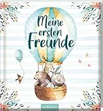 Meine ersten Freunde (Aquarell-Optik): Freundebuch für Kita, Krippe, Kindergarten, für Jungen und...