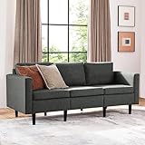 Yaheetech 3 Sitzer Sofa Gästesofa Modern Couch 3er Sitzsofa Bequeme Polsterung 188,5×79×80 cm...