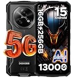 DOOGEE Fire 7 5G Android 15 Outdoor Handy Ohne Vertrag 13000mAh Dimensity 6300 256GB+16GB Outdoor...