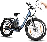Skivogr E Bike Herren Damen, 30A/1440Wh Akku Elektrofahrrad Ebike, E Fatbike mit 26' x 4.0 Tire,...