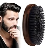 Beard Brush & Bartkamm Männer Set, Premium Bartbürste Männer – Bart Bürste für Bartpflege &...