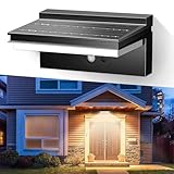 Bubuny Solarlampen für Außen, Solar Wandleuchte LED Solar-Außenleuchte mit Dämmerungssensor und...