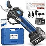 【2025 Profi-Rebenbeschnitt】SWANSOFT PRU30 Akku Astschere, 30mm 16,8V 850W 4+2Ah Gartenschere und...