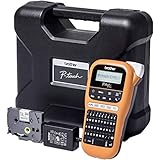 Brother PTE110VP Industrielles Beschriftungsgerät inklusive Netzadapter und Transportkoffer (für...
