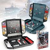 JWTRSVTY Strategie Brettspiel Seeschlacht, Battleship Board Game, Schiffe Versenken, Puzzle Spiel Ab...