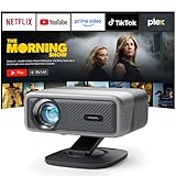 Smart Beamer 4K[Kompatibel mit Netflix] 3D Dolby Audio VISSPL 30000Lumen Autofokus/Auto...