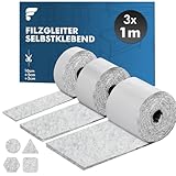 shinfly Filzgleiter Selbstklebend 4mm Dicker, Filz Selbstklebend Möbelgleiter, Filzgleiter für...