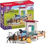 schleich 42611 HORSE CLUB Pferdebox mit Stute und Fohlen, 34 Teile Spielset mit 2x schleich Pferde...