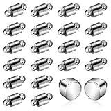 24 Paar magnetische Armbandverschlüsse und Verschlüsse,versilbertes Rohr Verschluss Verbinder...